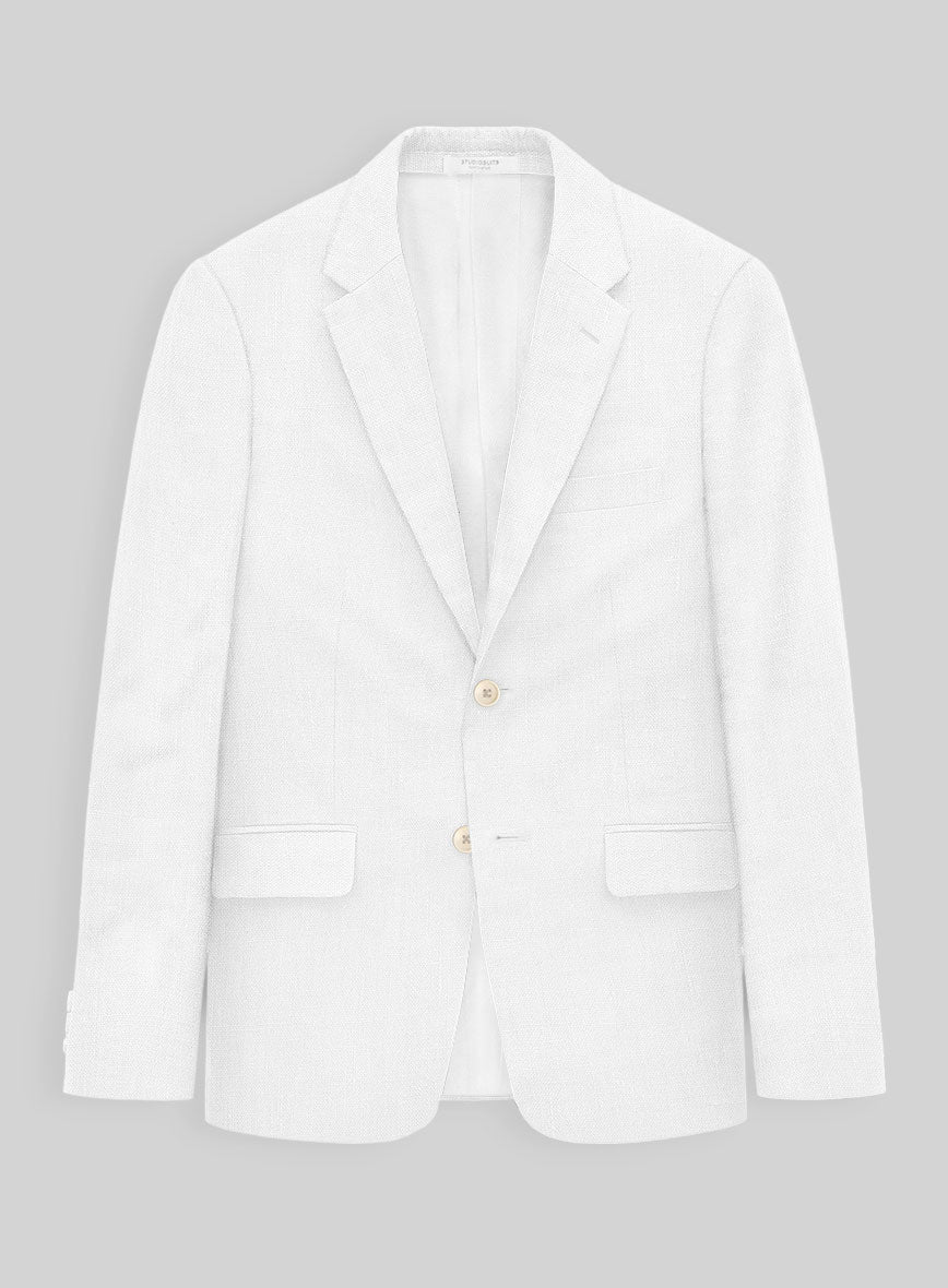 Stylbiella Natural White Linen Suit - StudioSuits