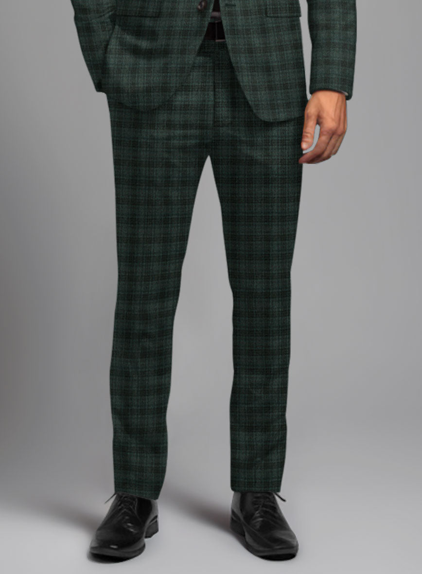 Tessitore Napoli - Green Wool Flannel Trousers 52 – Vangelis