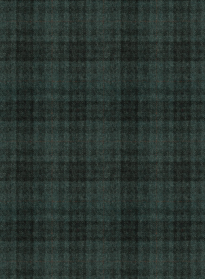 Tartan Green Flannel Suit - StudioSuits