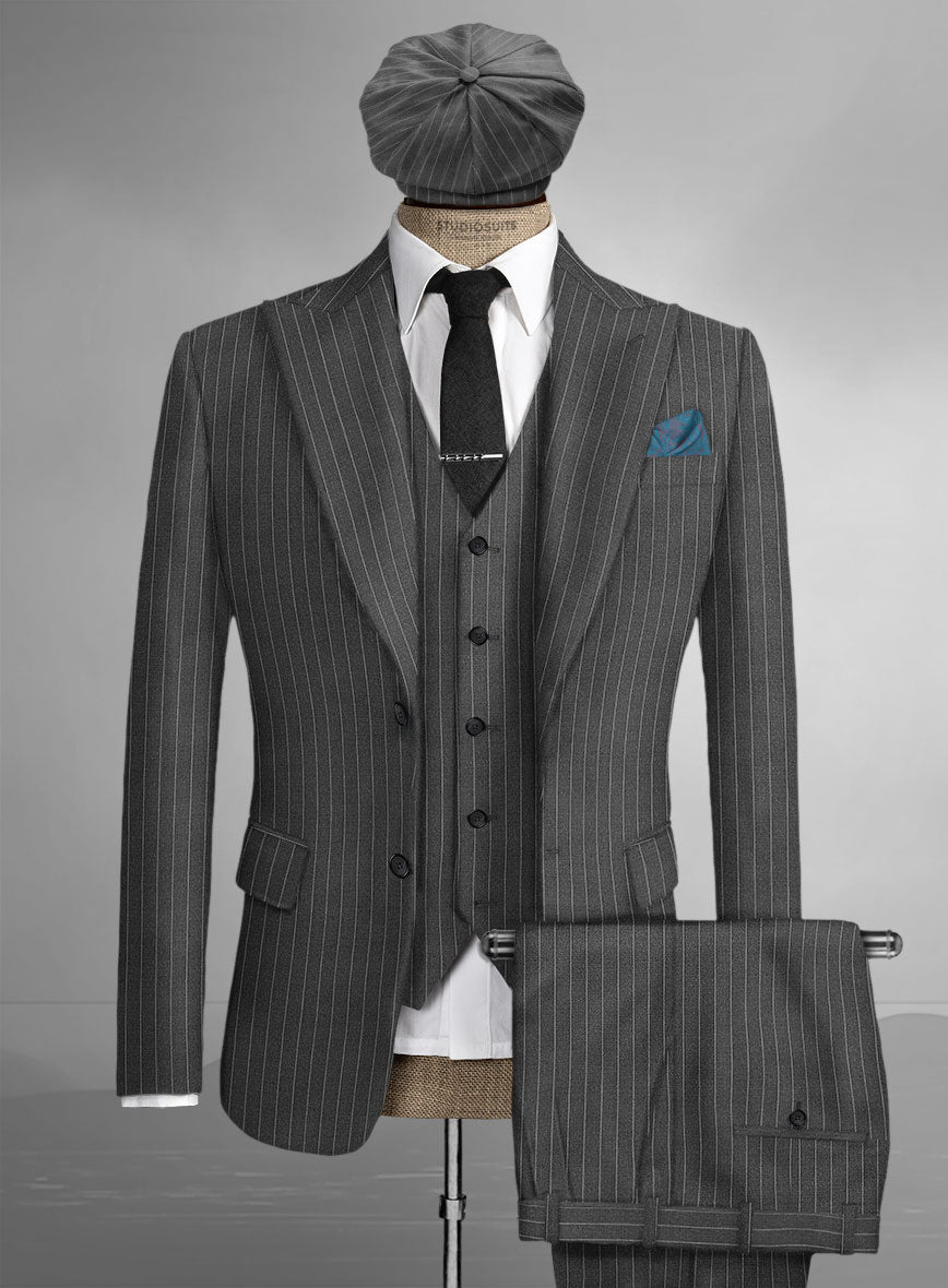 Thomas Shelby Peaky Blinders Gray Wool Suit