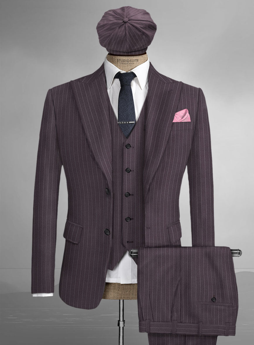 Thomas Shelby Peaky Blinders Wine Wool Suit - StudioSuits