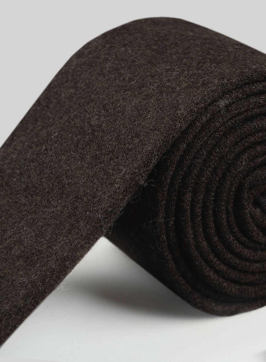 Tweed Tie - Naples Dark Brown - StudioSuits