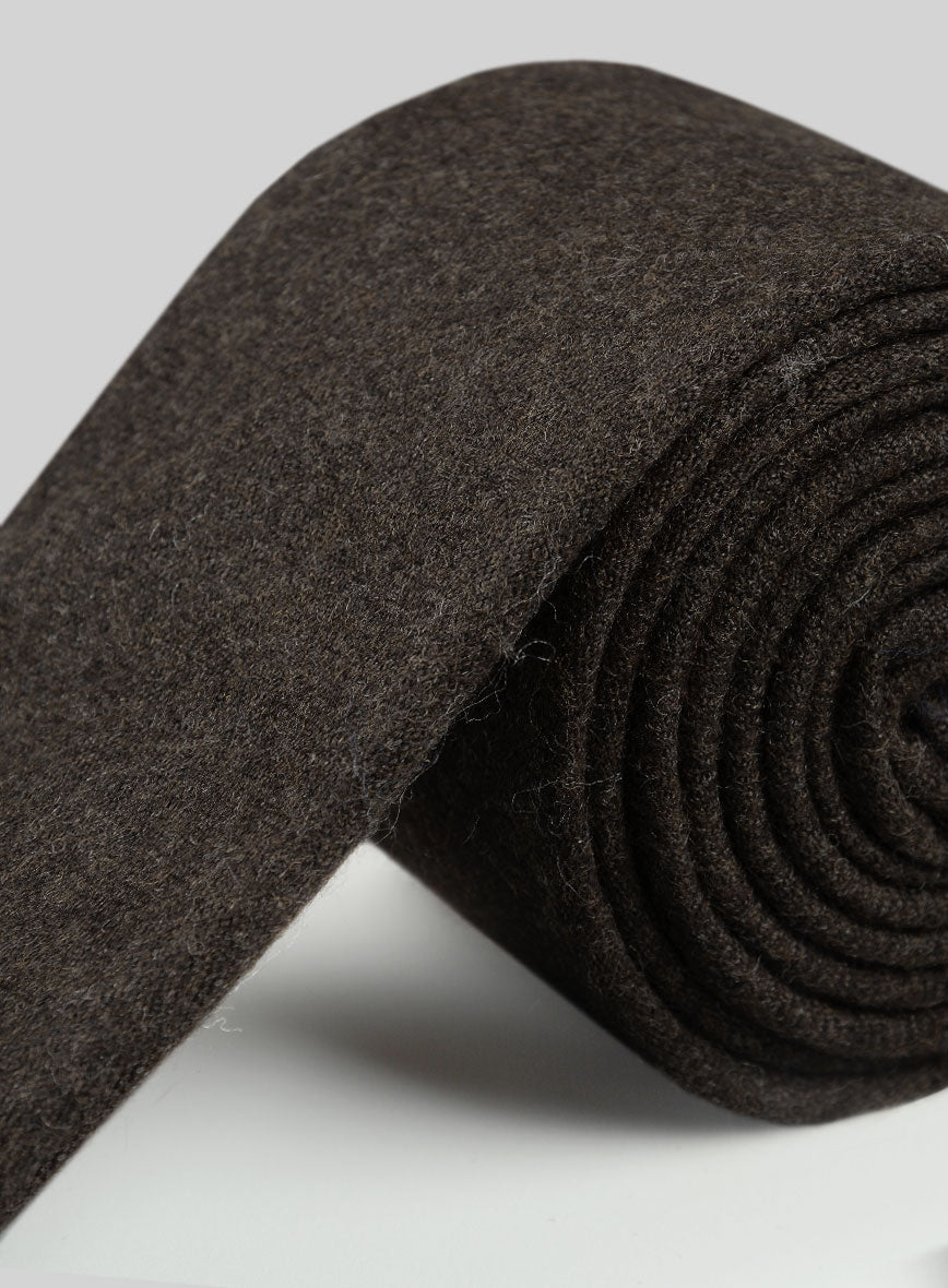 Tweed Tie - Naples Dark Brown - StudioSuits