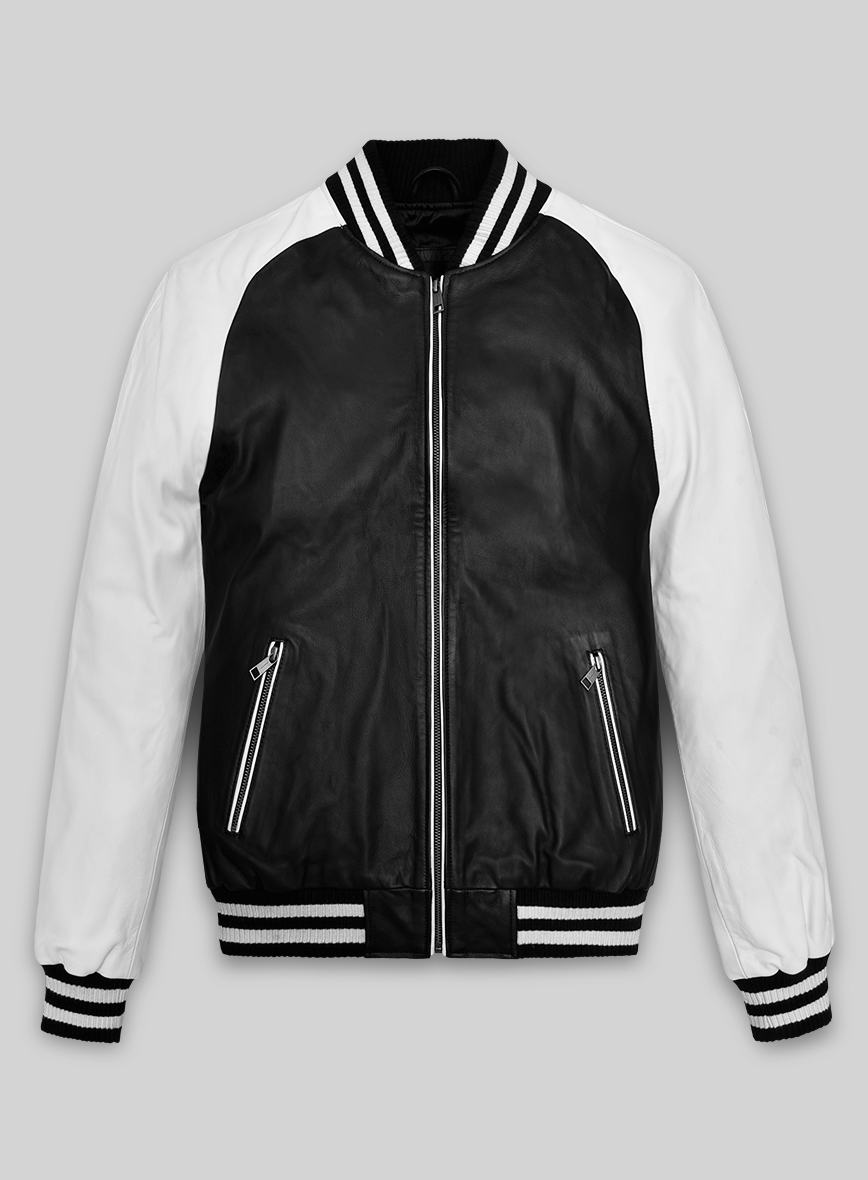 Ace Bomber Leather Jacket - StudioSuits