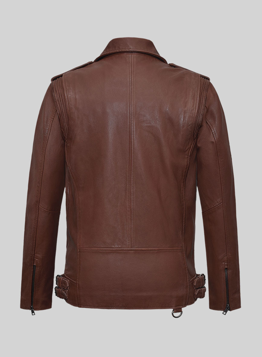 Nobelvalor Tan Rider Leather Jacket – StudioSuits
