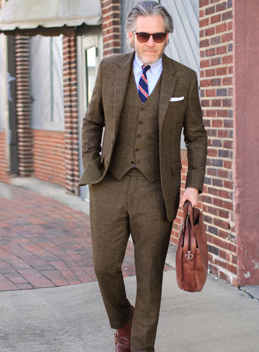 Vintage Glasgow Brown Tweed Suit - StudioSuits