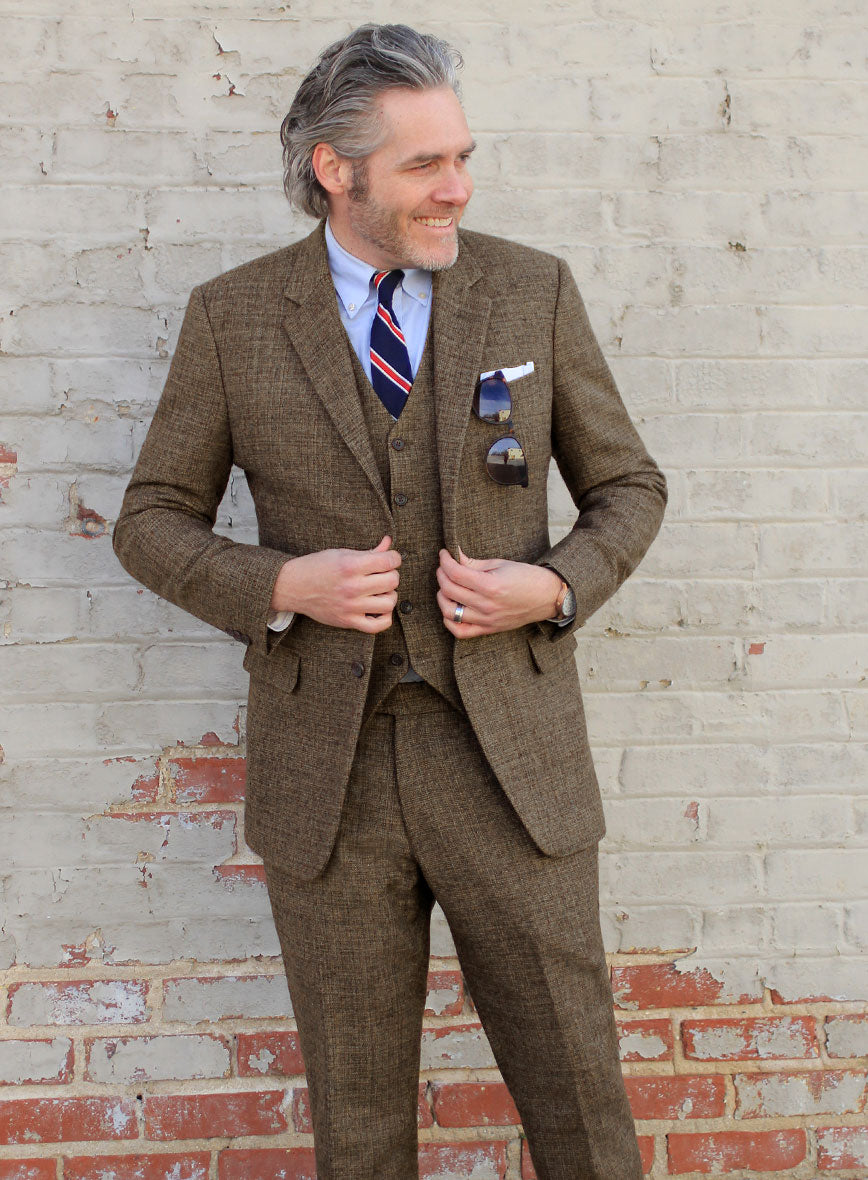 Vintage Glasgow Brown Tweed Suit - StudioSuits