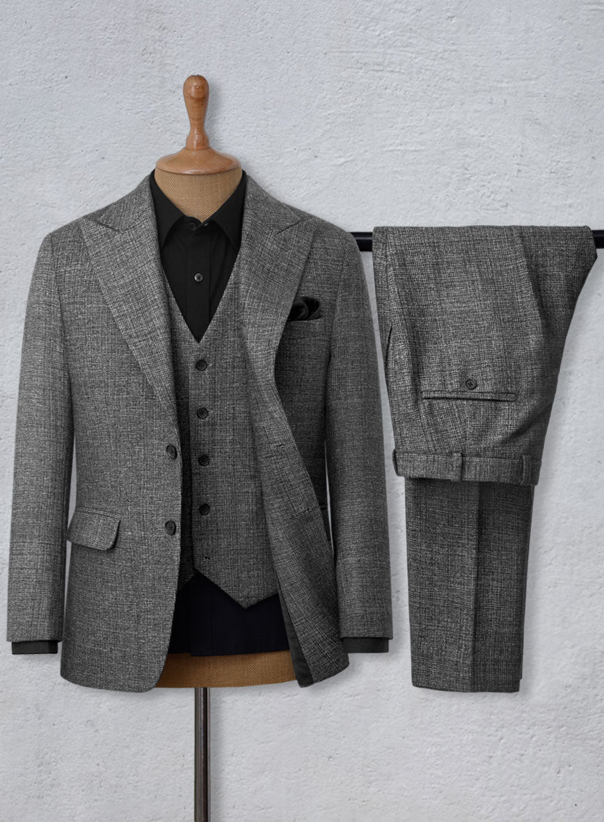 Vintage Glasgow Gray Tweed 3 Piece Suit - StudioSuits