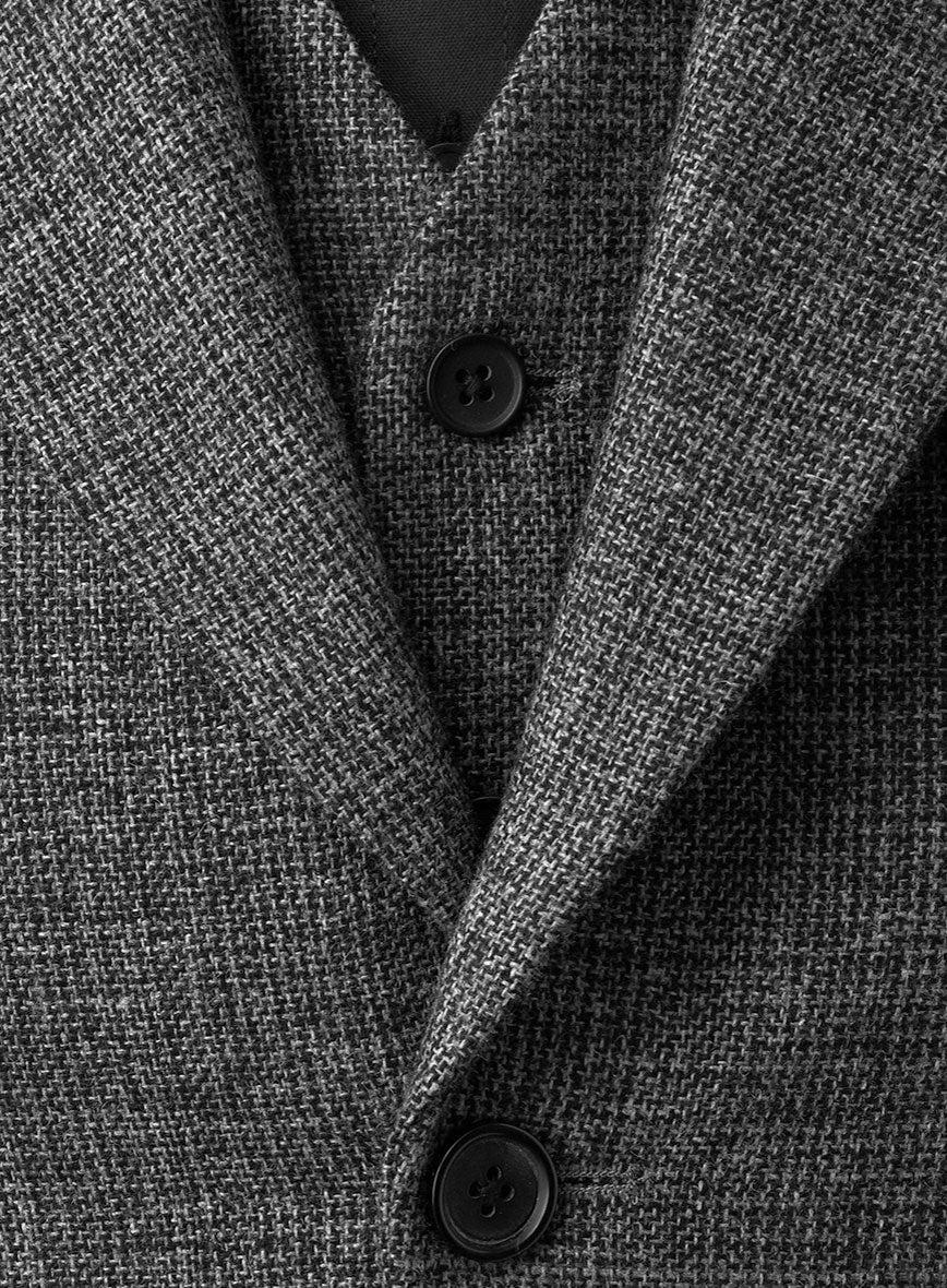 Vintage Glasgow Gray Tweed 3 Piece Suit - StudioSuits