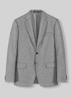 Vintage Plain Gray Tweed Suit - StudioSuits