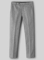 Vintage Plain Gray Tweed Pants - StudioSuits