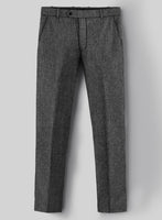 Vintage Gray Macro Weave Tweed Suit - StudioSuits