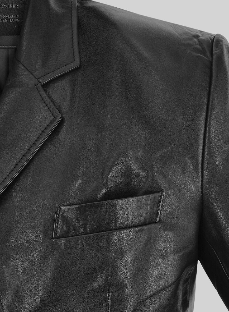 Smith Leather Blazer – StudioSuits