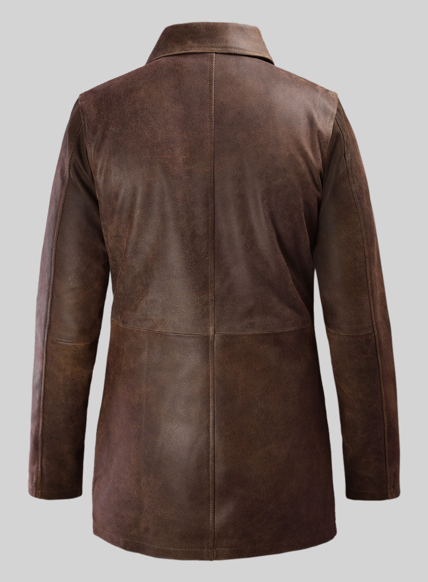 Winchester Leather Trench Coat – StudioSuits