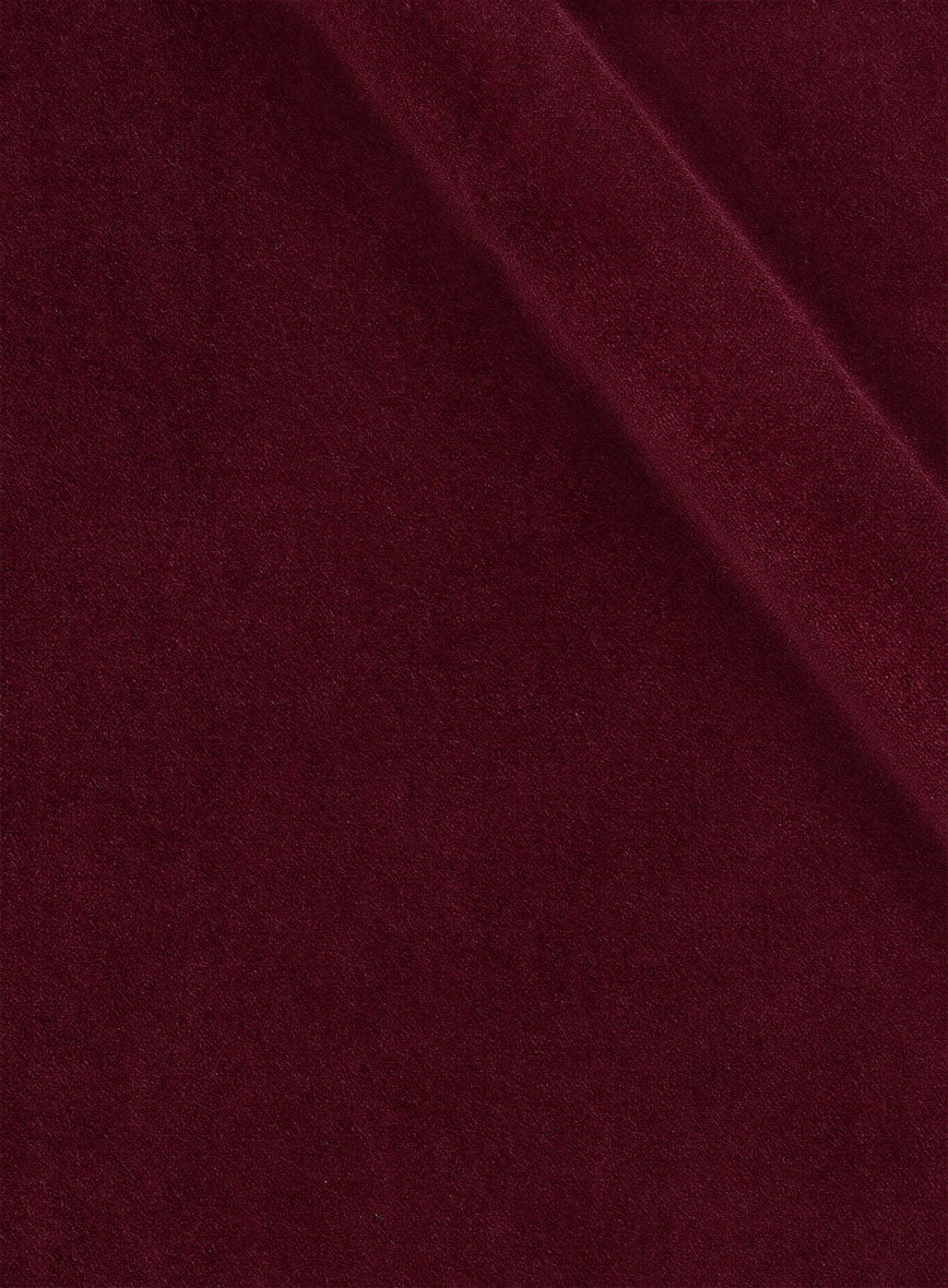 Wine Velvet Jacket - StudioSuits