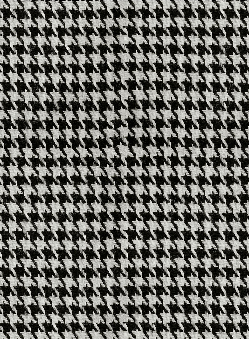 Women's Big Houndstooth BW Tweed Suit