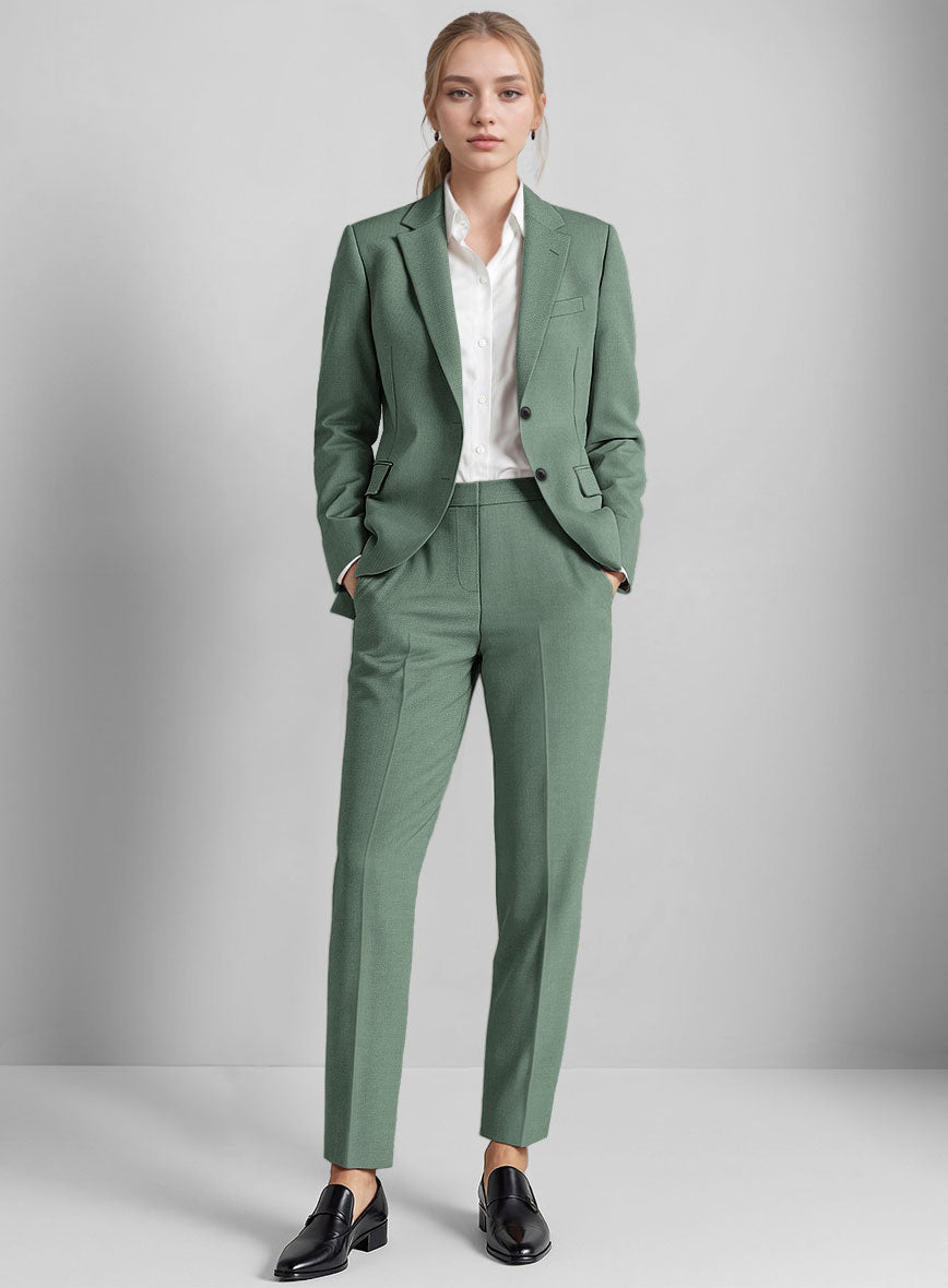 Women's Sage Green Suit - StudioSuits