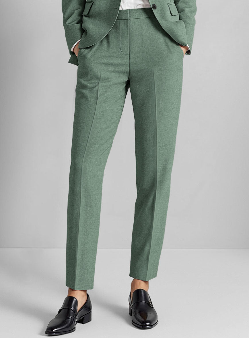 Women's Sage Green Suit - StudioSuits