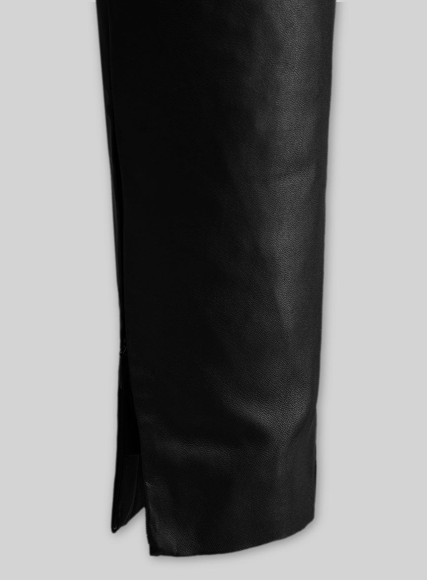 Women's Rebecca Romijn Leather Leggings