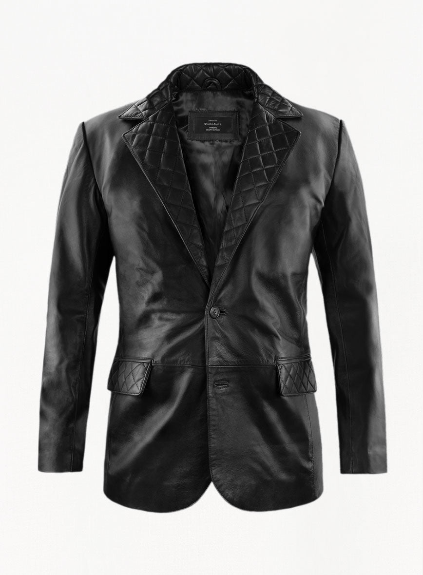 Harper Leather Blazer – StudioSuits