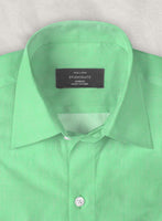 Apple Green Luxury Twill Shirt - StudioSuits