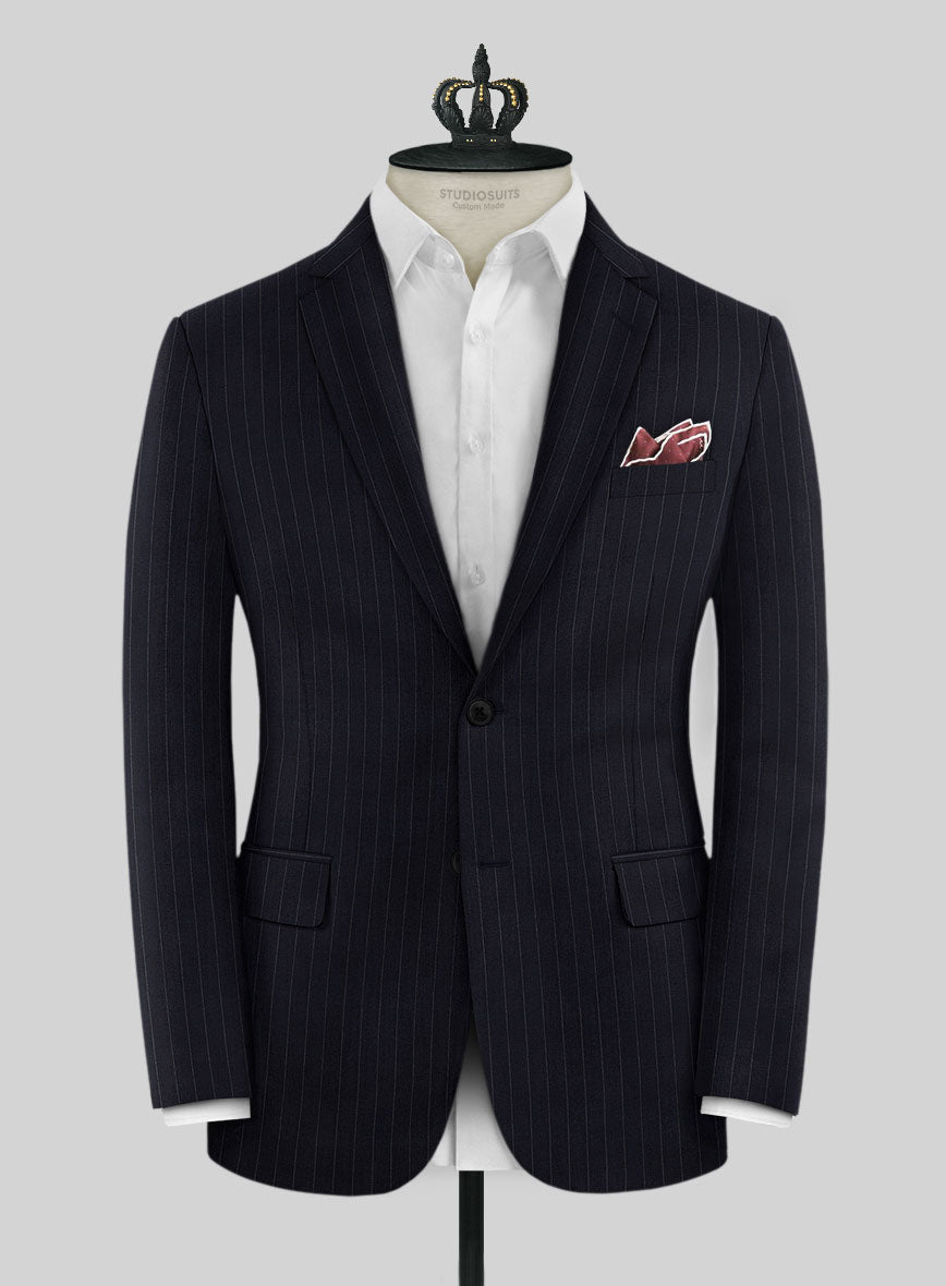 Bristol Blue Chalkstripe Jacket - StudioSuits