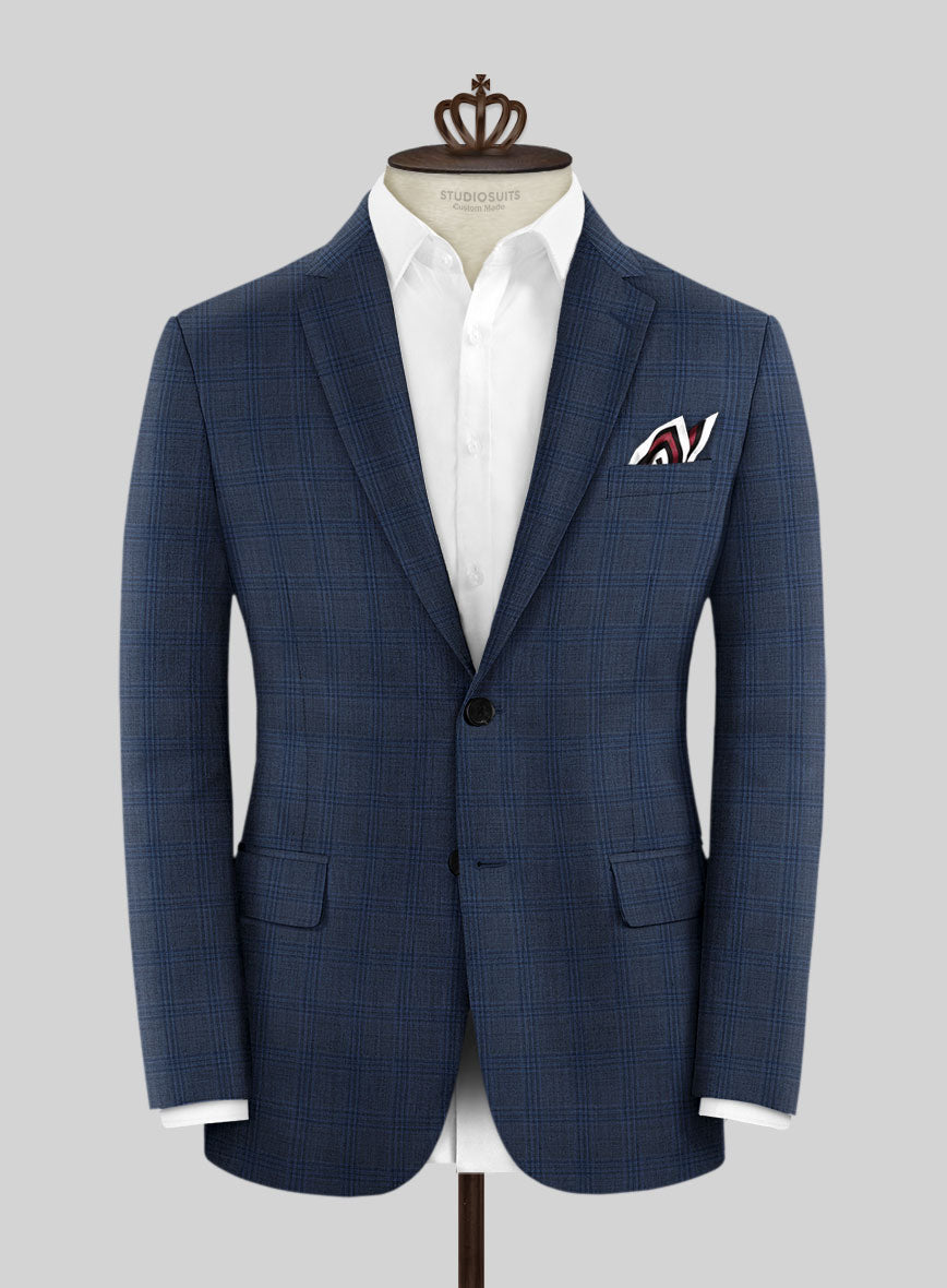 Bristol Glen Blue Egeri Jacket - StudioSuits