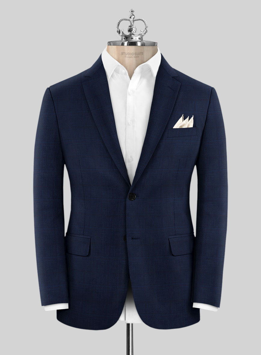 Bristol Glen Blue Sauli Jacket - StudioSuits