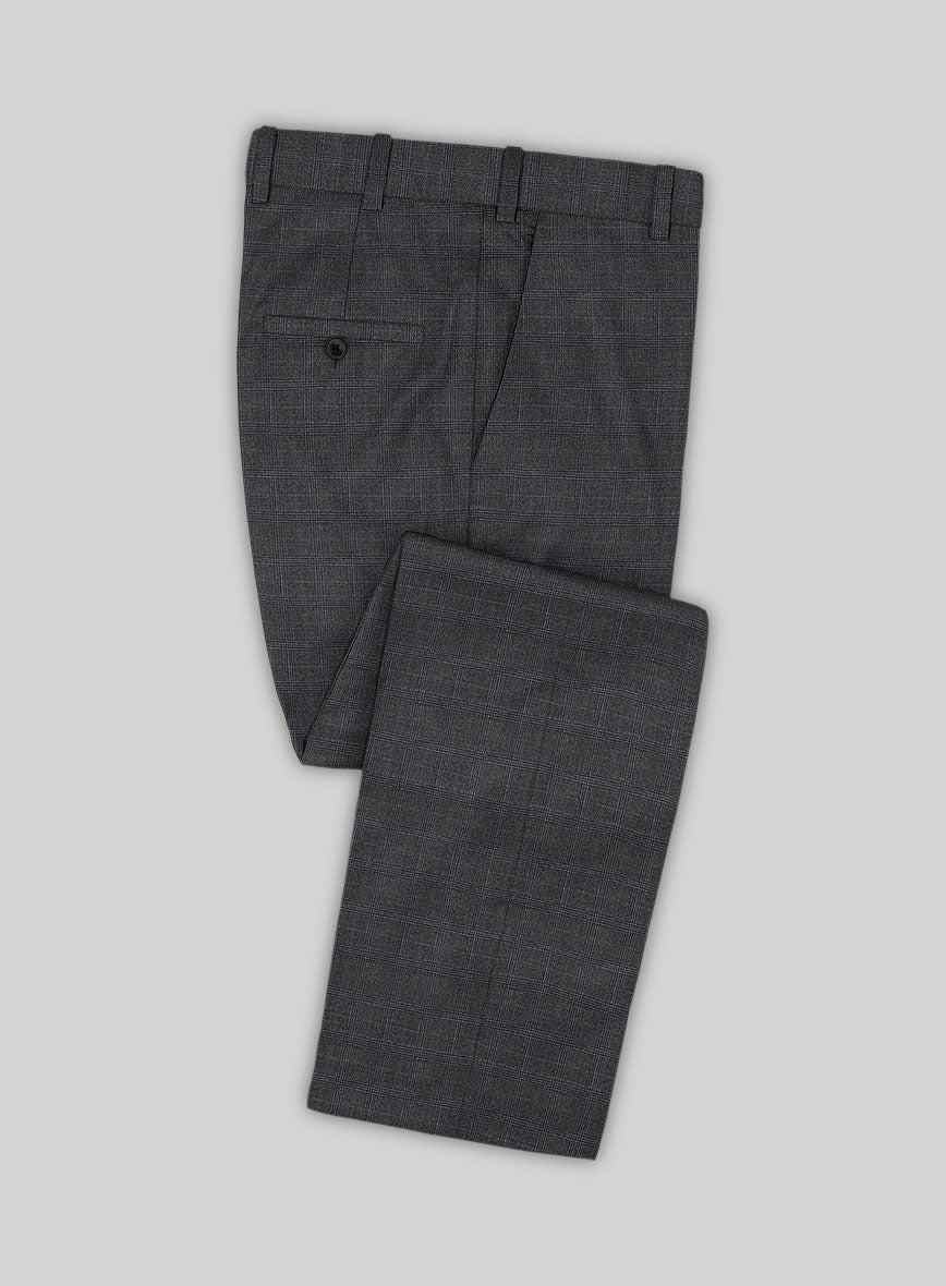 Bristol Glen Charcoal Lioda Pants - StudioSuits