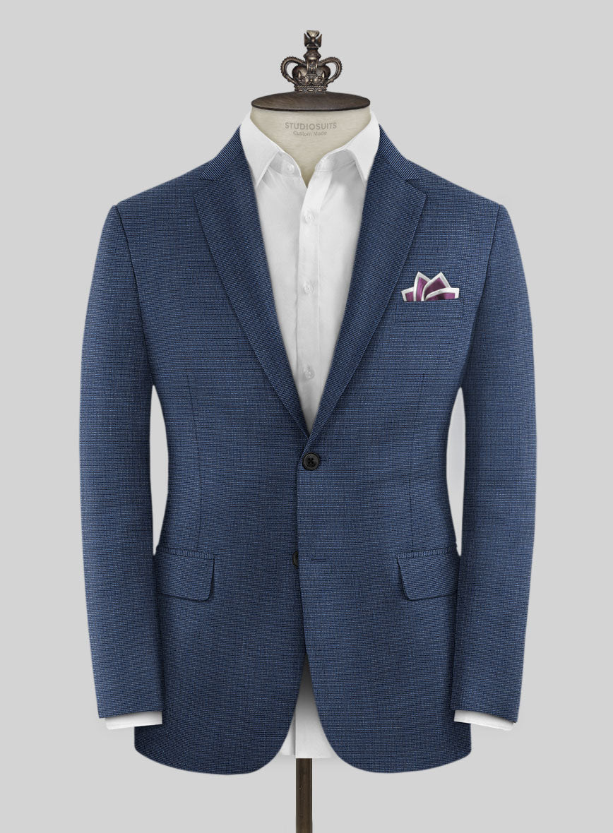 Bristol Nailhead Regal Blue Jacket - StudioSuits