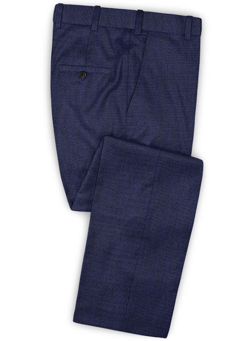Caccioppoli Dapper Dandy Olierr Blue Wool Suit – StudioSuits