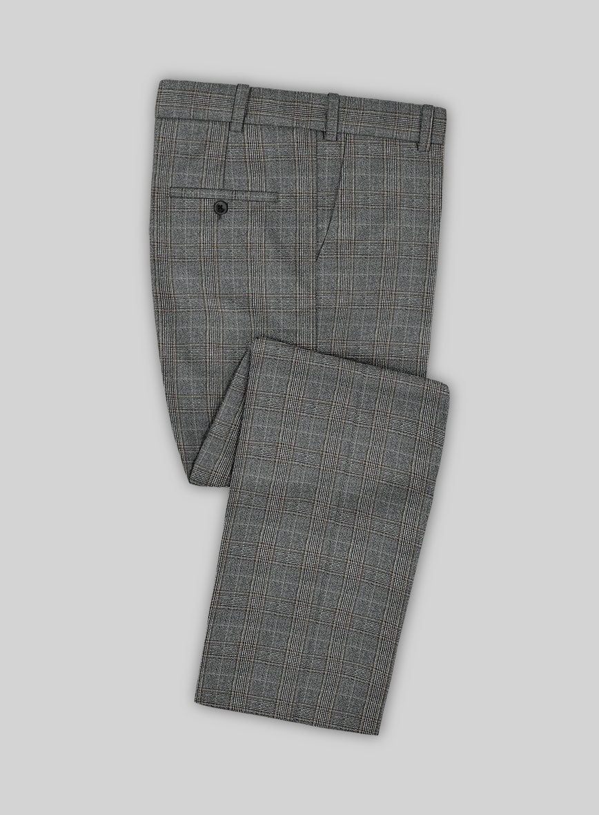 Caccioppoli Xofia Brown Wool Pants - StudioSuits