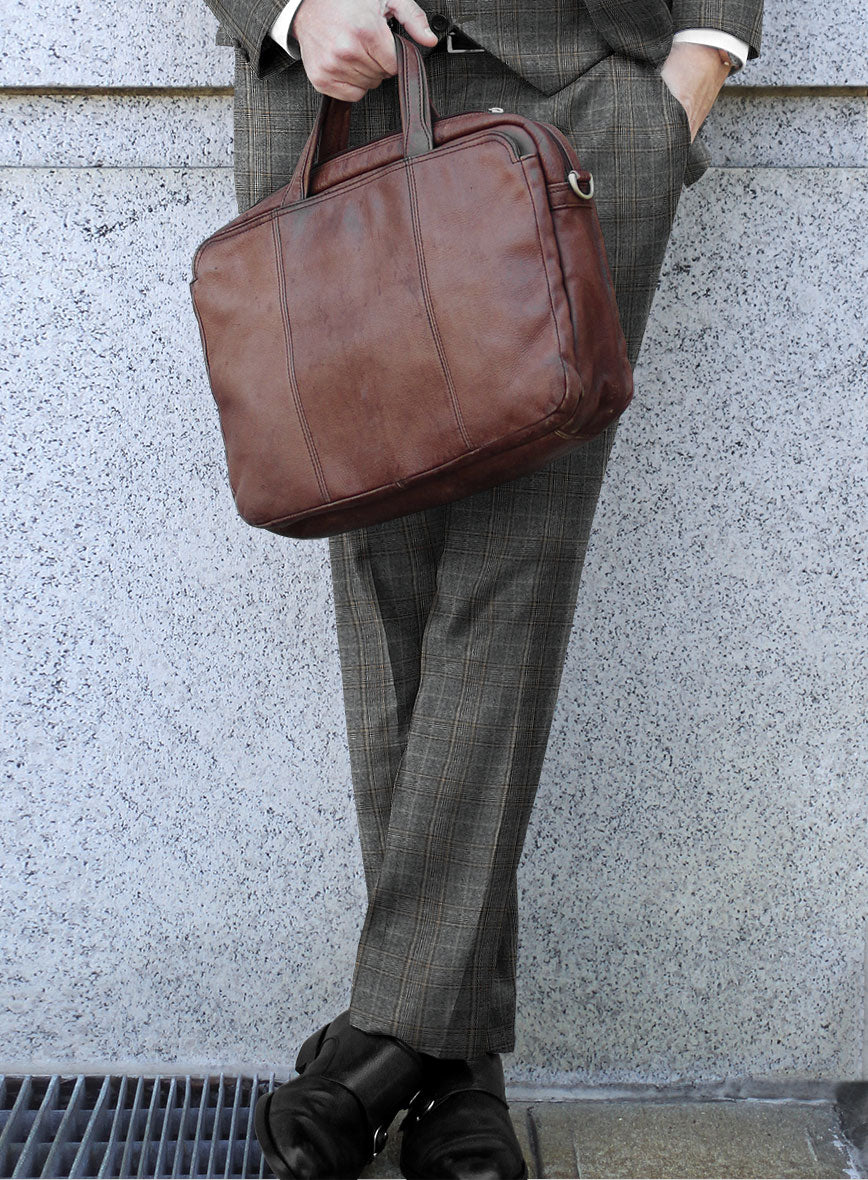 Caccioppoli Xofia Brown Wool Pants - StudioSuits