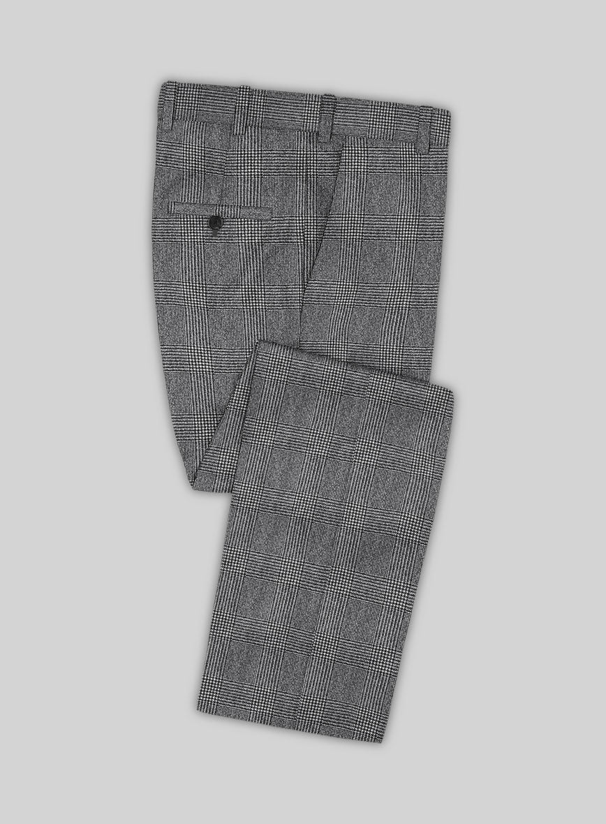 Caccioppoli Alage Glen Gray Wool Suit - StudioSuits