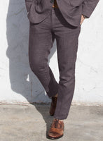 Campari Mystic Mauve Linen Pants - StudioSuits