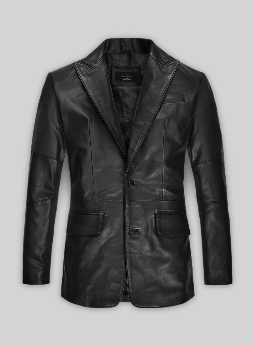 Catwalk Leather Blazer # 2 – StudioSuits