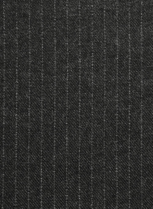 Charcoal Stripe Tweed Jacket - StudioSuits