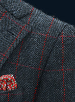 Harris Tweed Blue Checks Jacket - StudioSuits