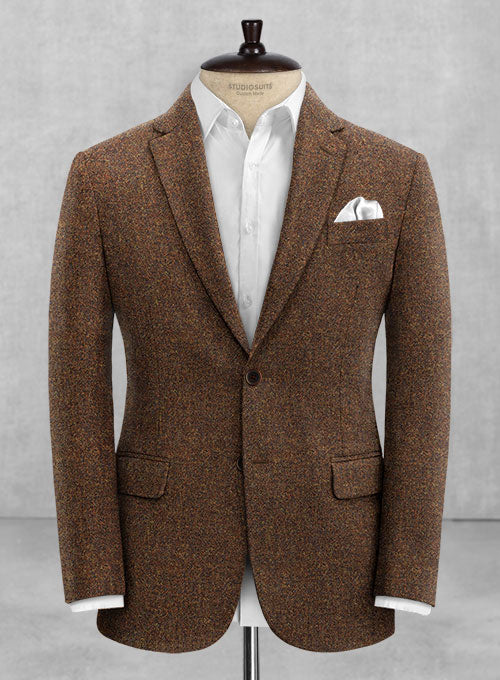 Harris Tweed Braemar Brown Suit – StudioSuits