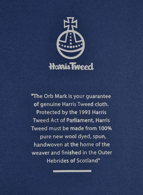 Harris Tweed Blue Checks Pants - StudioSuits