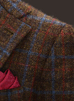 Harris Tweed Brown Checks Jacket - StudioSuits