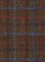 Harris Tweed Brown Checks Pants - StudioSuits