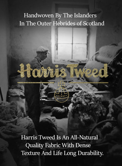 Harris Tweed Oscar Tartan Pea Coat - StudioSuits