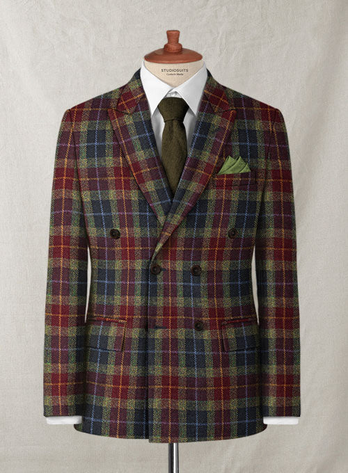 Harris Tweed Oscar Tartan Jacket - StudioSuits