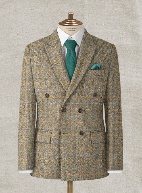 Harris Tweed Ranger Brown Jacket - StudioSuits