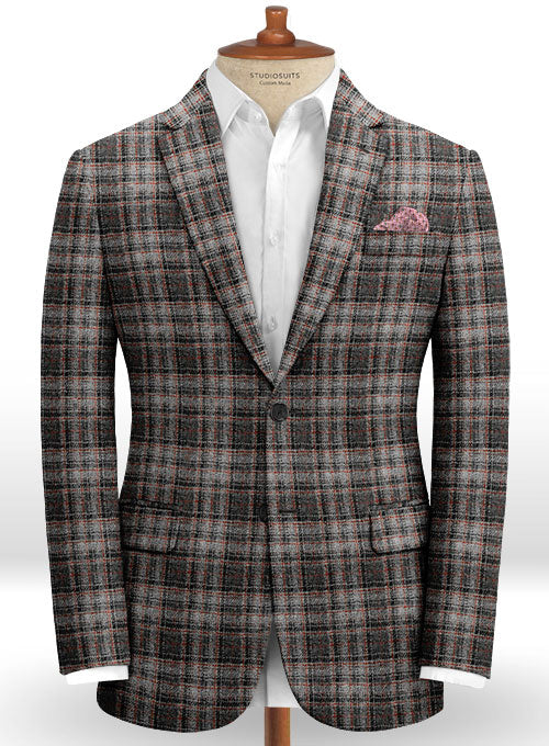 Harris Tweed Tartan Gray Suit – StudioSuits