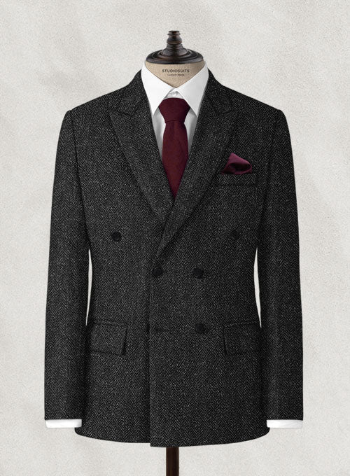 Charcoal harris tweed jacket best sale