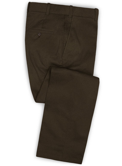 Heavy Dark Brown Chino Suit – StudioSuits