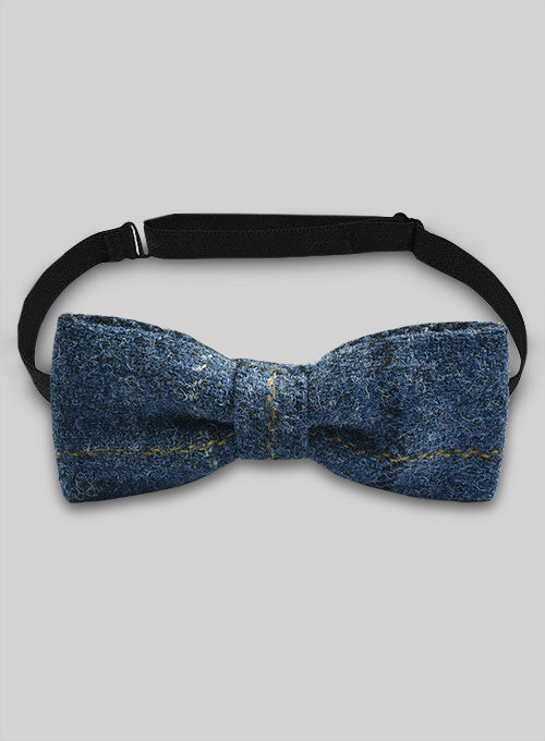 Harris Tweed Bow - Gordon Blue - StudioSuits