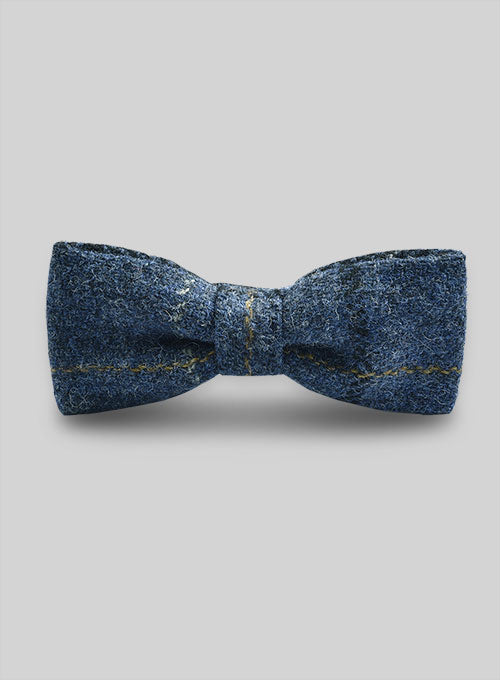 Harris Tweed Bow - Gordon Blue - StudioSuits